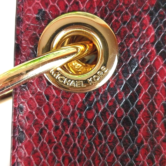 Michael Kors Oxblood Trio Wristlet - Picture 3 of 13